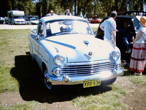 Pale blue Velox ute